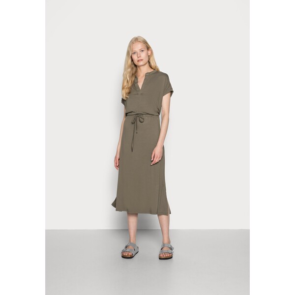 Esprit Collection DRESS Sukienka z dżerseju dark khaki ES421C1H3-N11